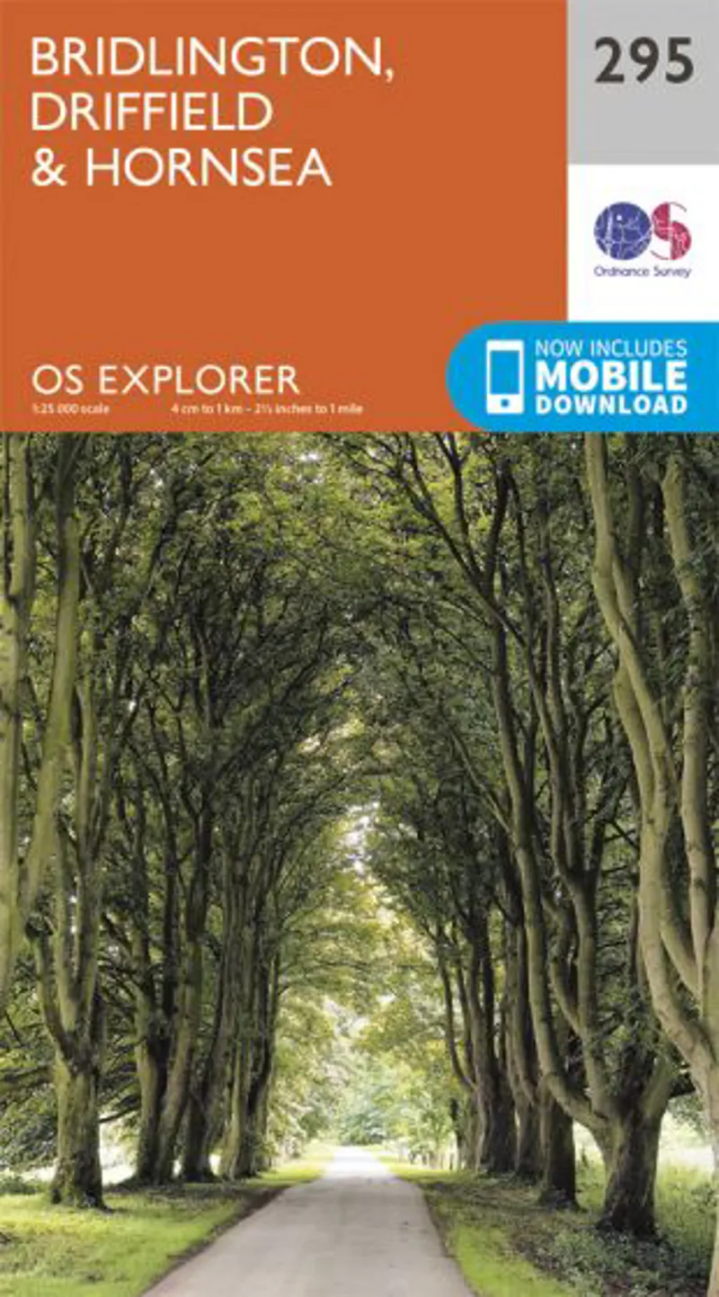 OS Explorer Map 295 - Bridlington Driffield and Hornsea